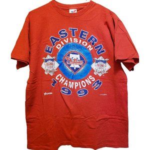 Vintage 90s Phillies T-Shirt 1993 MLB Size L